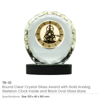 Round Crystal Clock Award Details