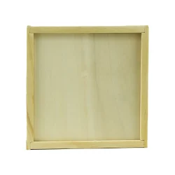 Wooden Maze Board Game Back View