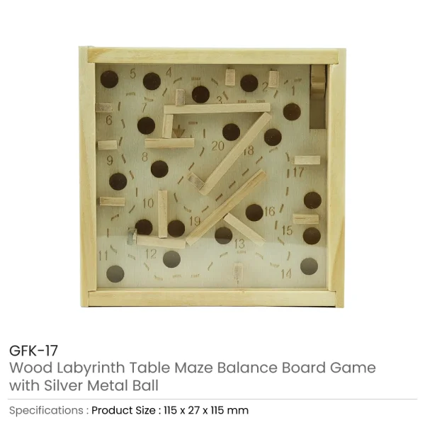 Wooden Maze Board Game Details