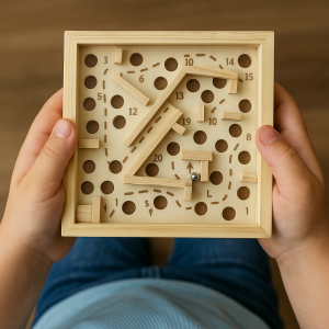 Wooden Maze Board Game Sample