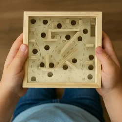 Wooden Maze Board Game Sample