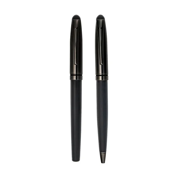 Black Metal Pen Set View