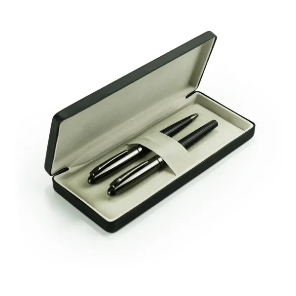 Black Metal Pen Set with Box
