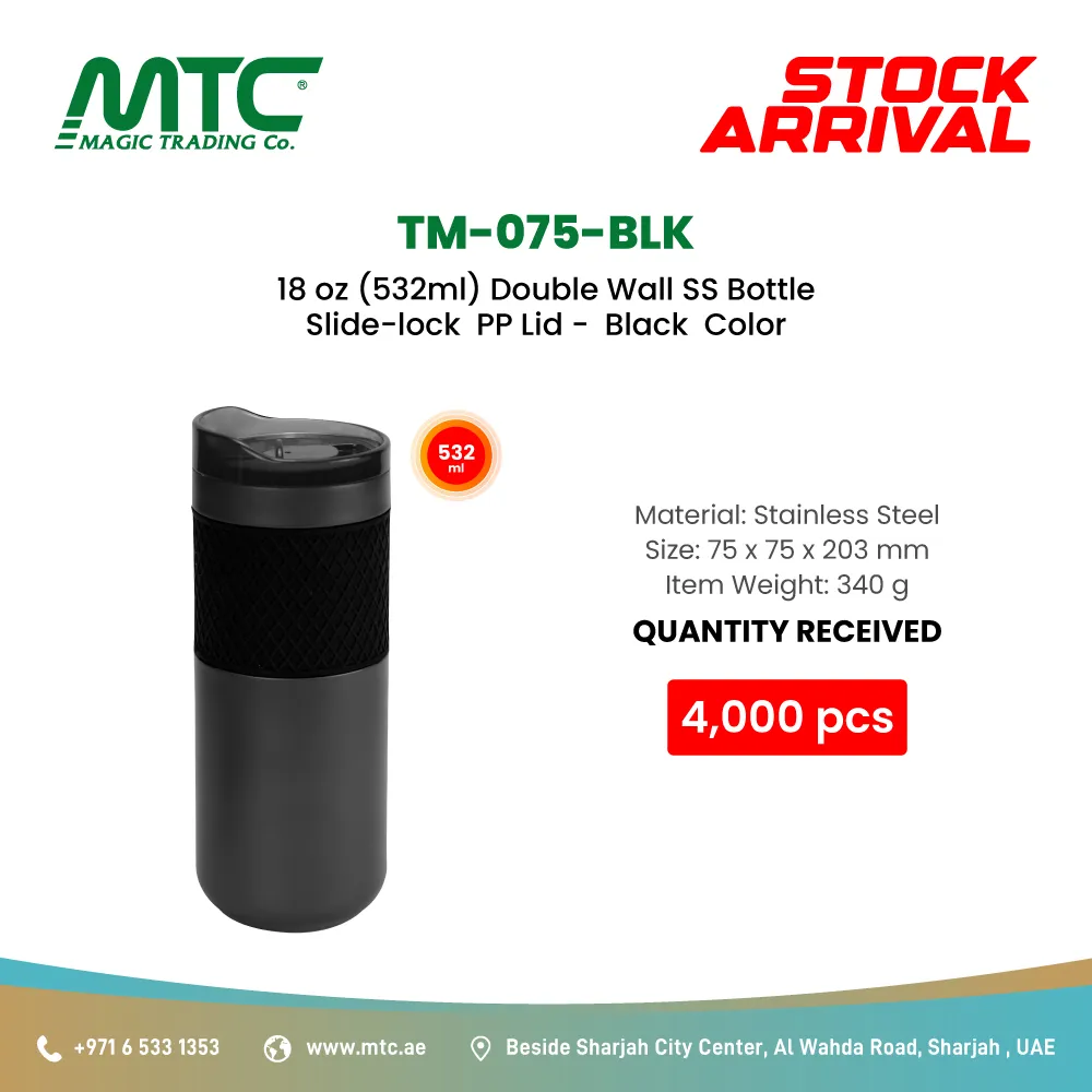 Stock Arrived Bottles