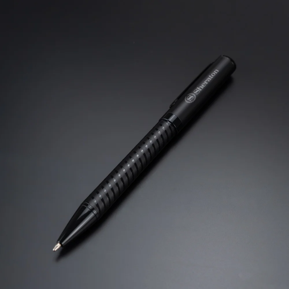 Branding Spiral Design Metal Pens