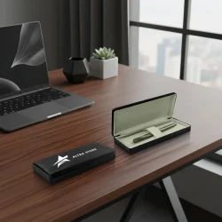 Branding Black Pen Box Sample