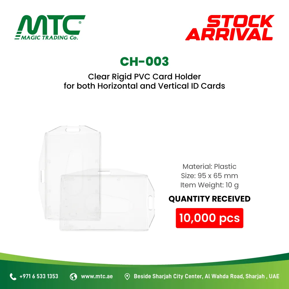 Stock Arrived Card Holders