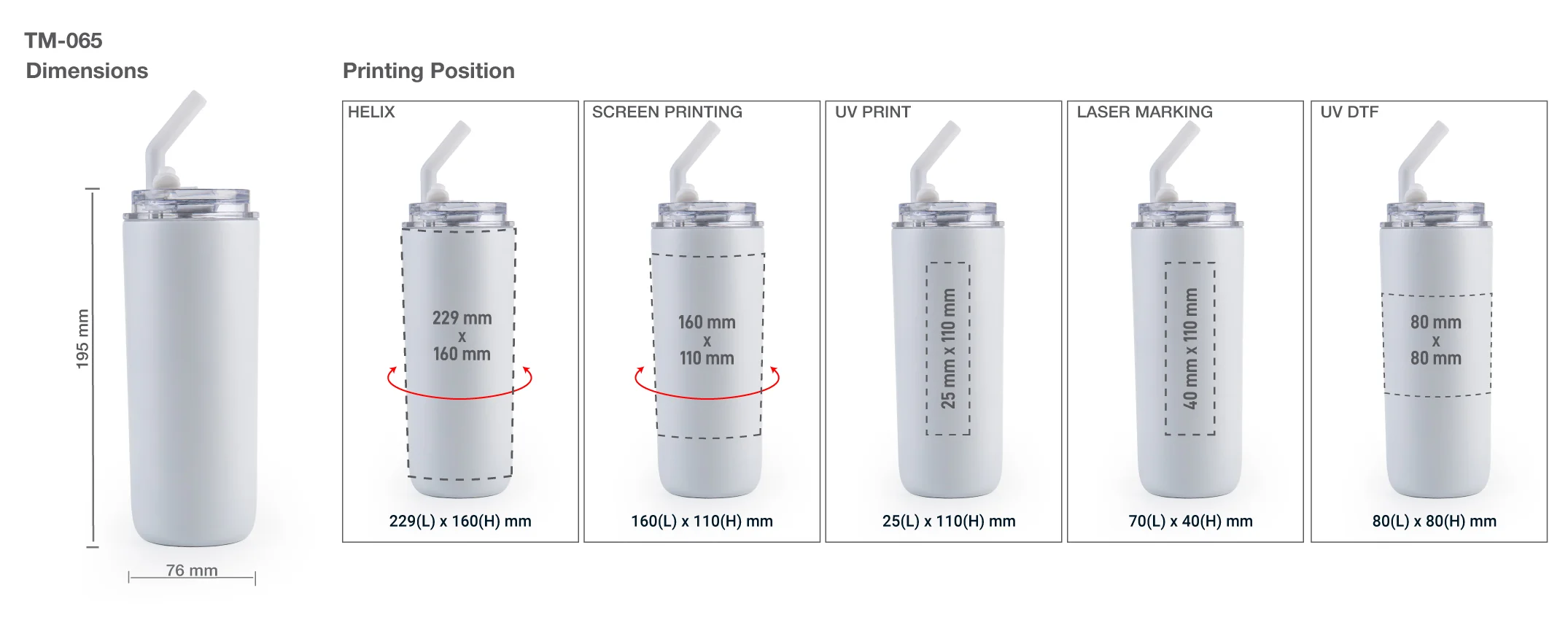 Tumblers with Double Wall Printing Details Tumblers with Double Wall Printing Details