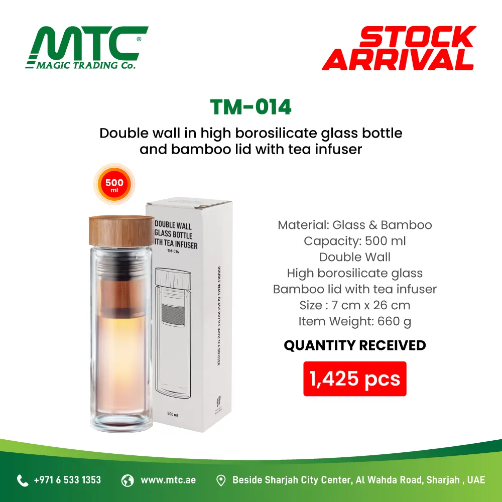 Stock Arrived Glass Bottles