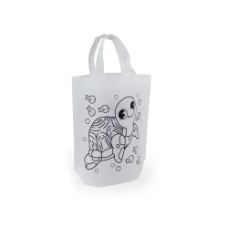 Mini Non-Woven Bags with Imprint Turtle Design Outline