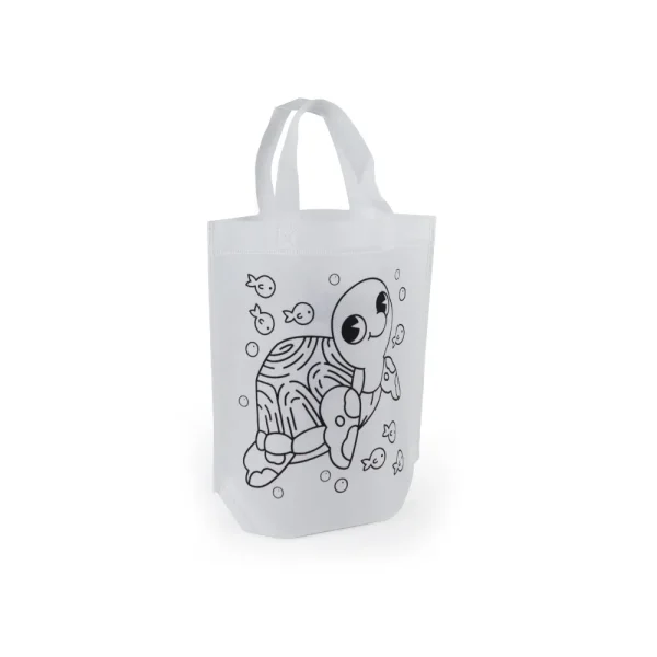 Mini Non-Woven Bags with Imprint Turtle Design Outline