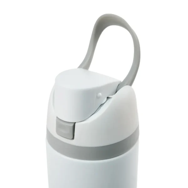 SS Bottles with Straw Top View