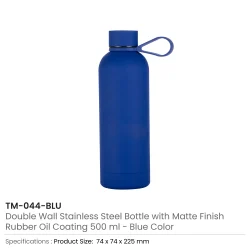 Stainless Steel Water Bottles Blue