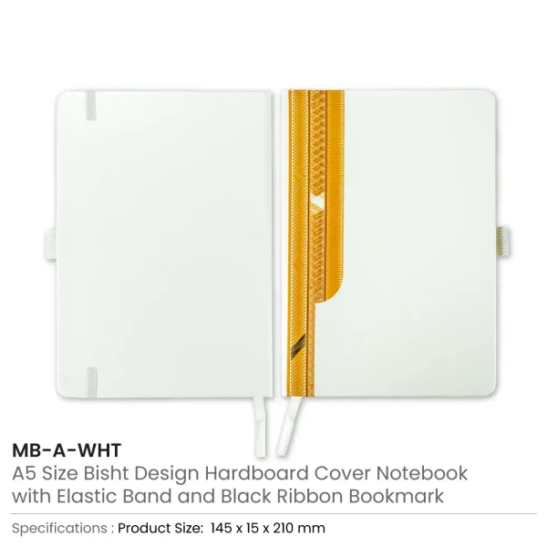 Arabic Bisht Style Notebooks White