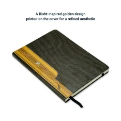 Arabic Bisht Style Notebook Black Color