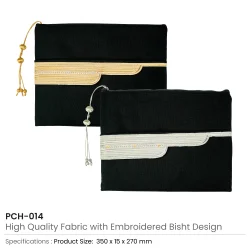 Laptop Sleeve Zipper Pouch Bisht Design Details