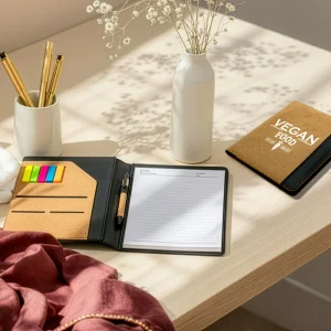 Branding Cork Cover Folder B5 Sample