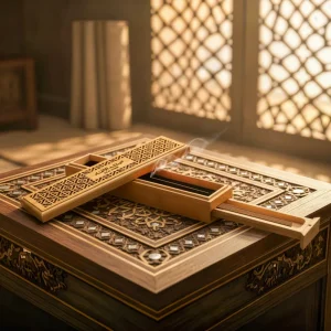 Branding Wooden Incense Burner Holder Sample