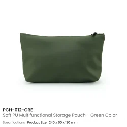 Cosmetic Pouch Green
