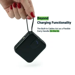 Fast Charging Digital Powerbank 38.5Wh, Built-in Type-C, 10K mAh - Image 10