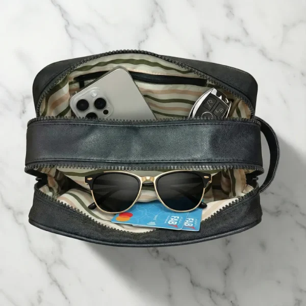 Twill Fabric Utility Pouch Storage