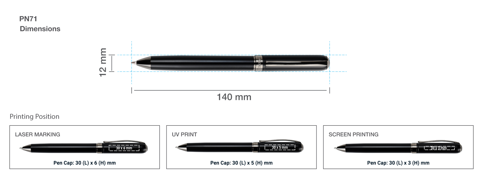Dorniel Designs Metal Pen Printing Details Dorniel Designs Metal Pen Printing Details