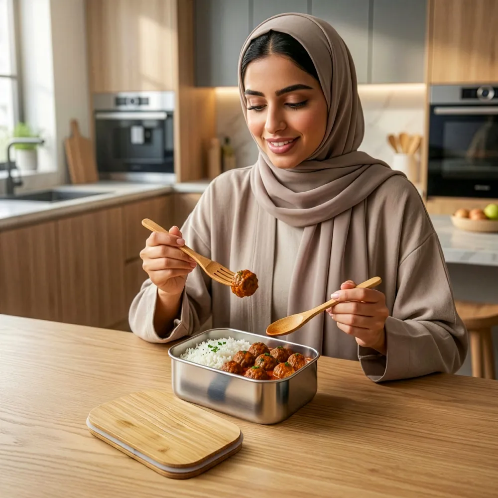 Stainless Steel Lunch Box Sample