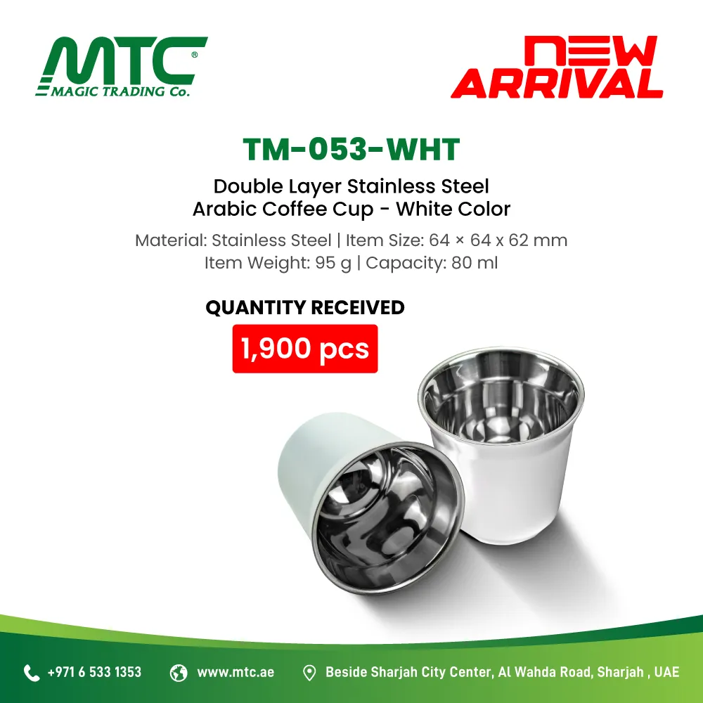 Stock Arrived Arabic Coffee Cups
