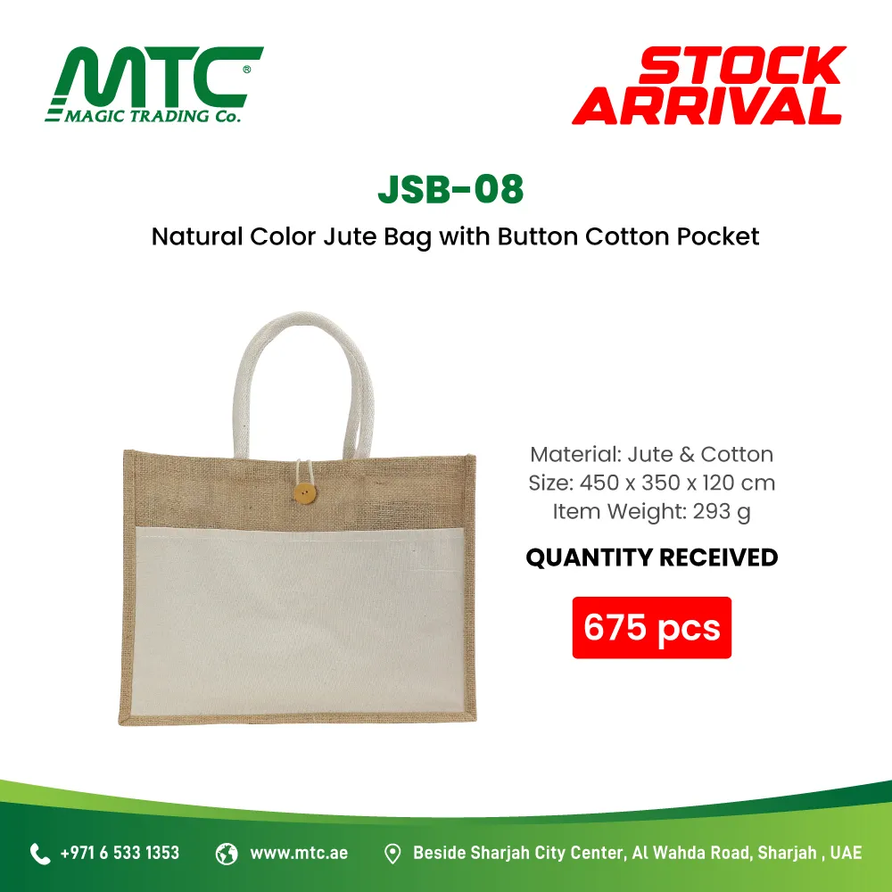 Stock Arrived Jute and Cotton Bags