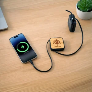 Branding Retractable Charging Cable Set