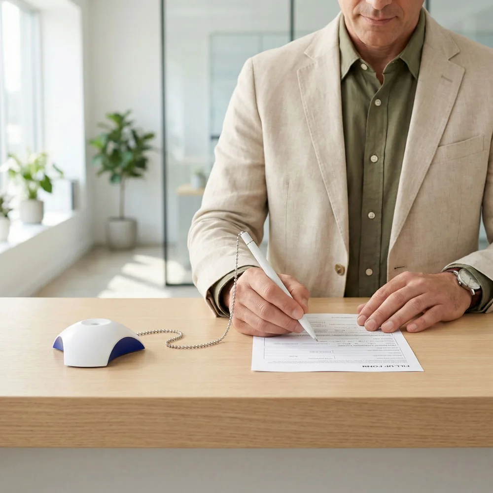 Counter Pen with Base Holder Sample