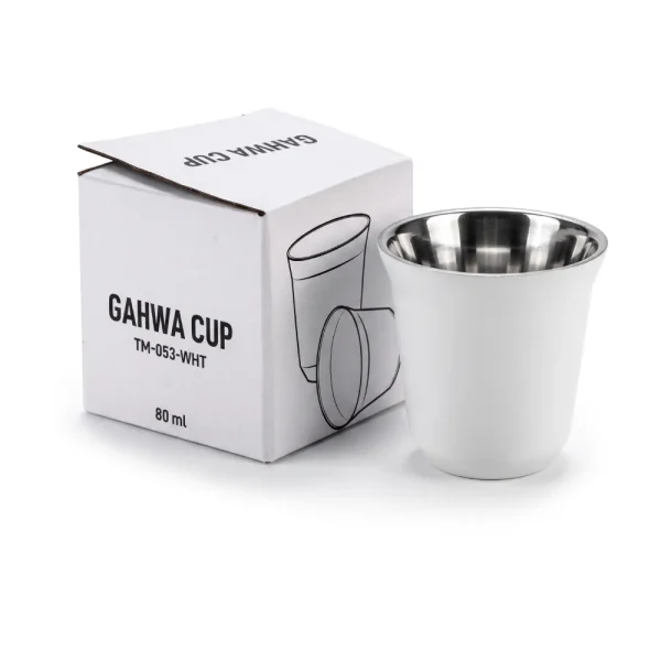White Gahwa Cup with Box