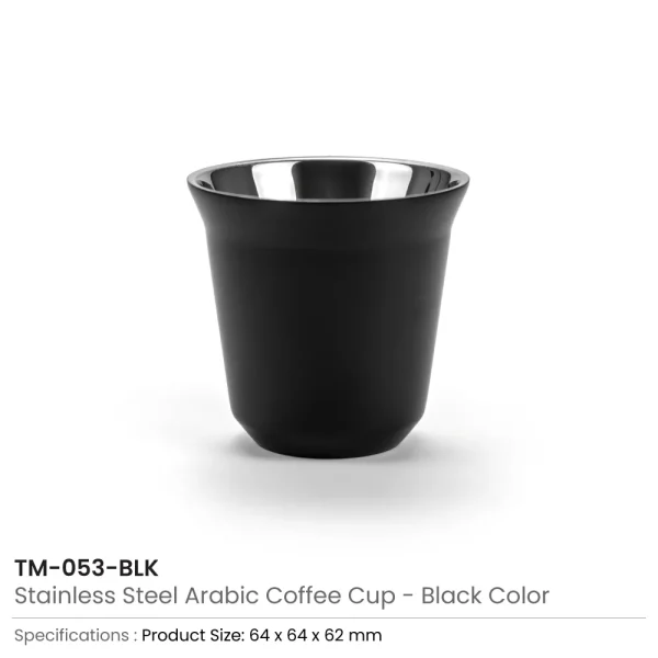 Gahwa Cups Black