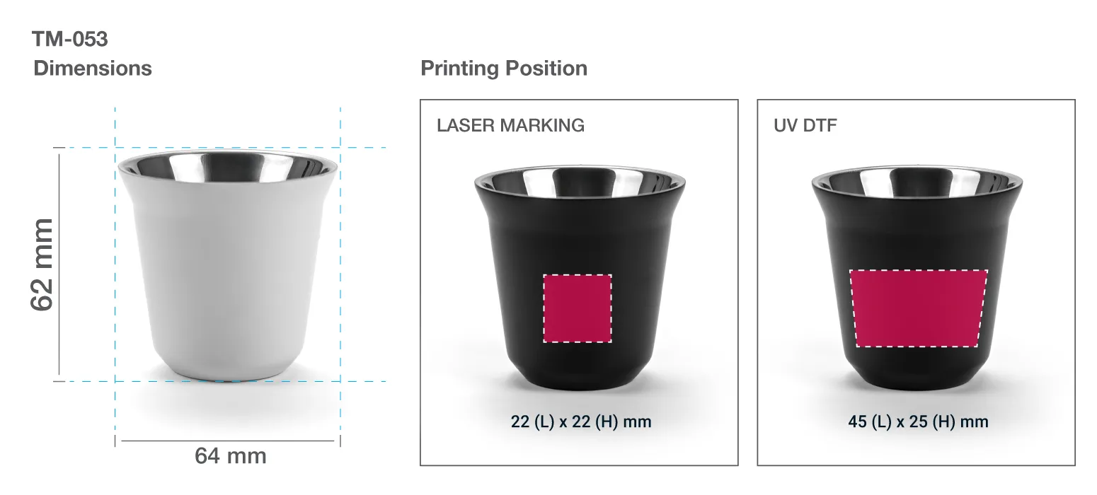 Gahwa Cups Printing Details
