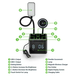 Multifunctional Desk Lamp Manuals