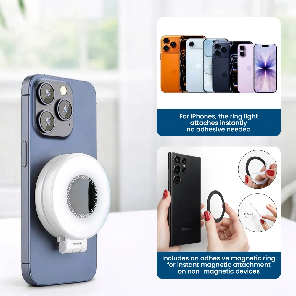 Pocket Selfie Ring Light Manuals