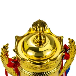 Small Cup Trophy with Removable Ribbon Attached to Both Handles - Image 4