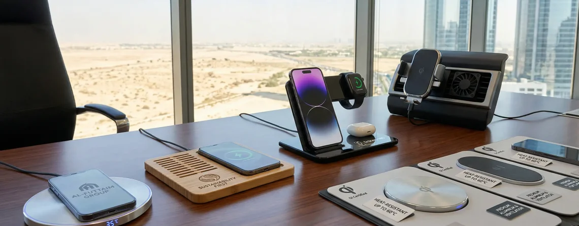 Wireless Charger Corporate Gifts UAE Heat Resistant