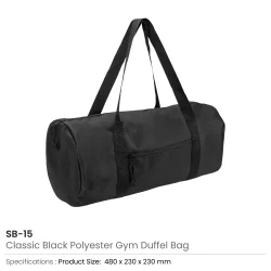 Duffle Gym Bag Details