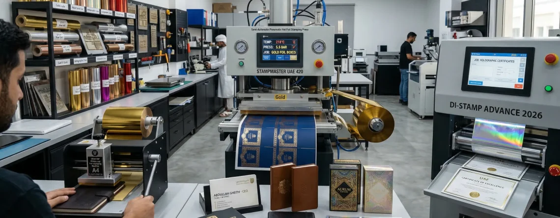Hot Foil Stamping Machines UAE 2026 Guide