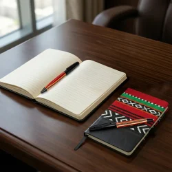 Notebook and Pen Giftset in Traditional SADU Designs - Image 3