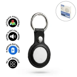 Smart Anti-Loss Tracker with PU Keychain – Track It Anywhere - Image 1