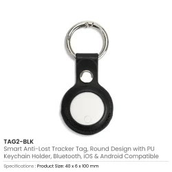 Smart Anti-Loss Tracker with PU Keychain – Track It Anywhere - Image 7