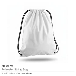 String Bag White