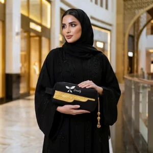 Bisht Design Black Utility/Cosmetic Pouch 