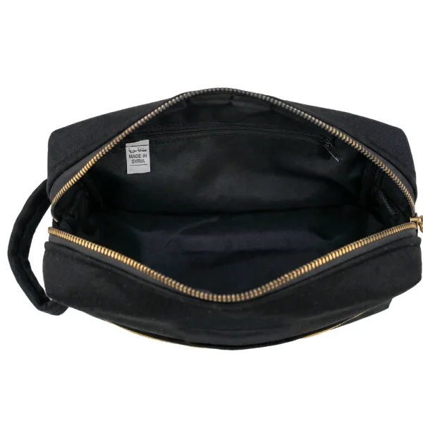 Bisht Design Black Utility/Cosmetic Pouch