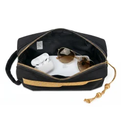 Bisht Design Black Utility/Cosmetic Pouch