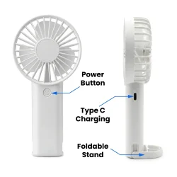 Portable Rechargeable Mini Fan Manuals
