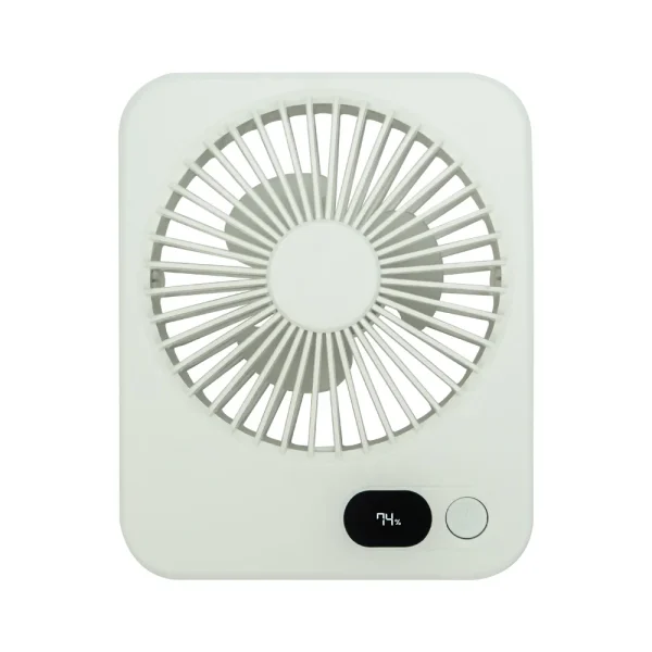 Rechargeable Table-Top Fan Front View