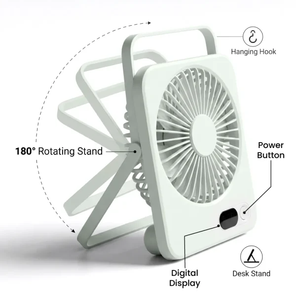 Rechargeable Table-Top Fan Manuals